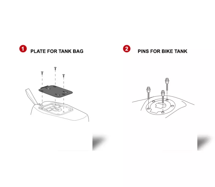 Upevňovací systém Shad X023PS Pin system BMW