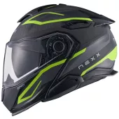 Helma na moto NEXX X.LIFETOUR Pro Mile gray/neon MT