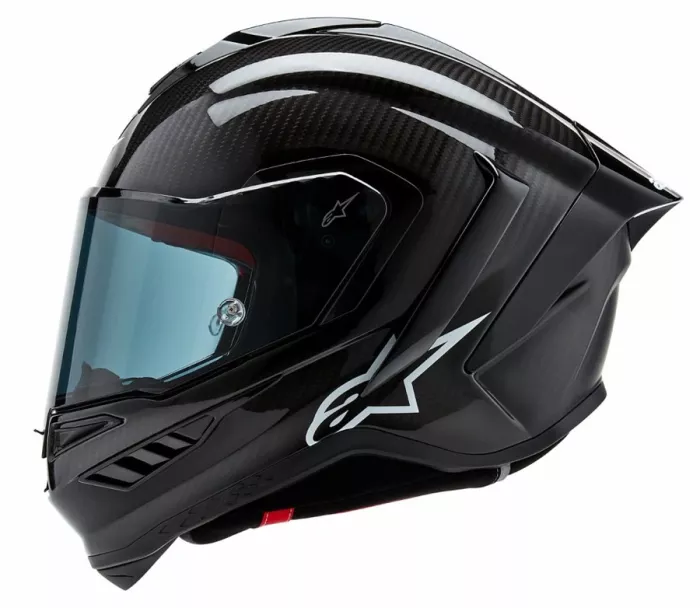 Helma na moto Alpinestars Supertech R10 Solid black carbon matt/glossy