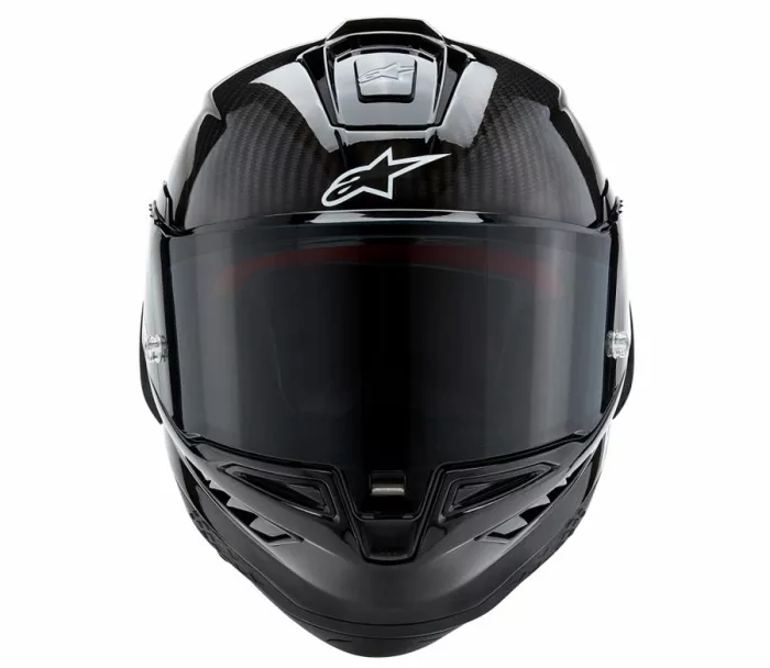 Helma na moto Alpinestars Supertech R10 Solid black carbon matt/glossy