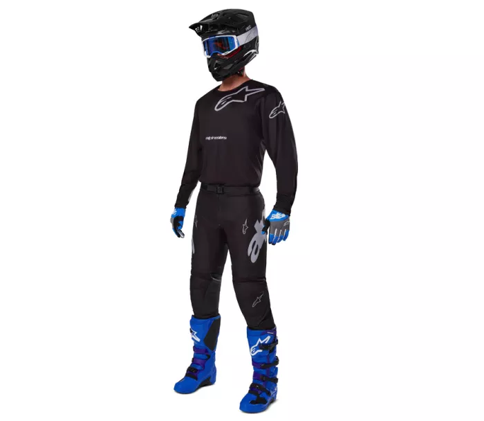 Motokrosové nohavice Alpinestars Racer Graphite black/grey