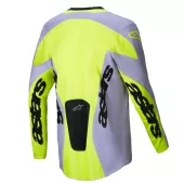 Motokrosový dres Alpinestars Racer Veil grey/yellow fluo