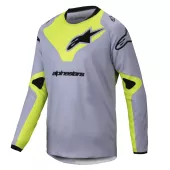 Detský dres Alpinestars Racer Veil grey/yellow fluo