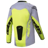 Detský dres Alpinestars Racer Veil grey/yellow fluo