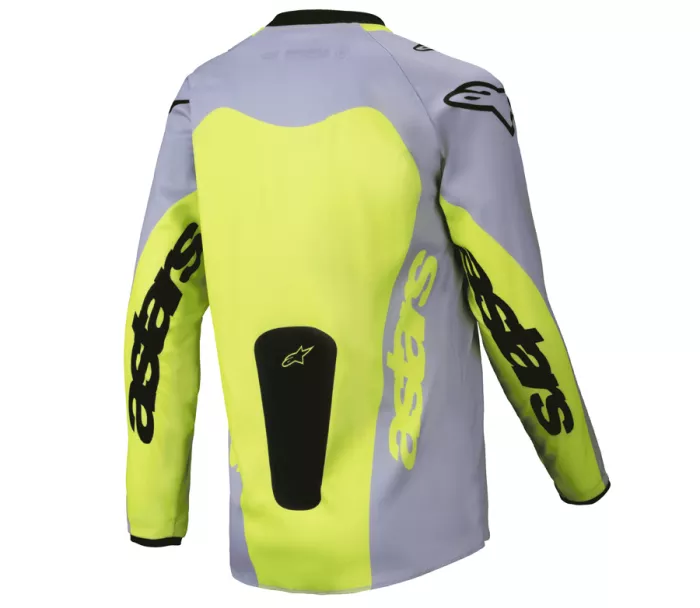 Detský dres Alpinestars Racer Veil grey/yellow fluo