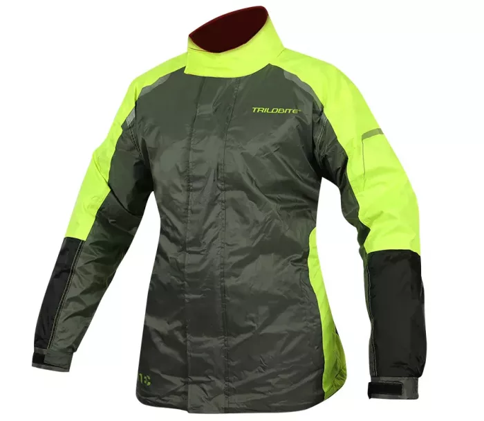 Dámska pláštenka Trilobite 2291 Raintec jacket ladies black/grey/yellow fluo veľ. S