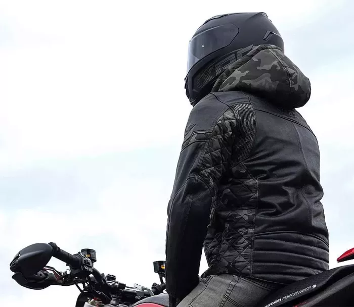 Bunda na motocykl XRC Reche blk/camo vel. 60