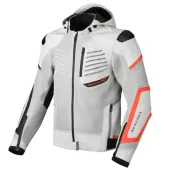 Macna Risant Night Eye grey/orange leather men jacket vel.56