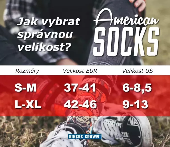 Ponožky American Socks AS285 Dagger