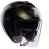 Otvorená prilba AGV IRIDES E2206 SAKAI MATT GREEN/BLACK