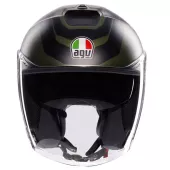 Otvorená prilba AGV IRIDES E2206 SAKAI MATT GREEN/BLACK