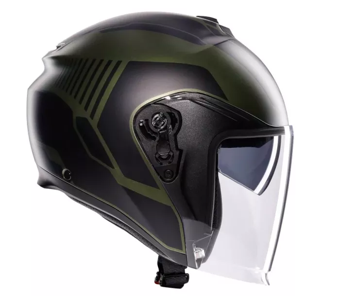 Otvorená prilba AGV IRIDES E2206 SAKAI MATT GREEN/BLACK