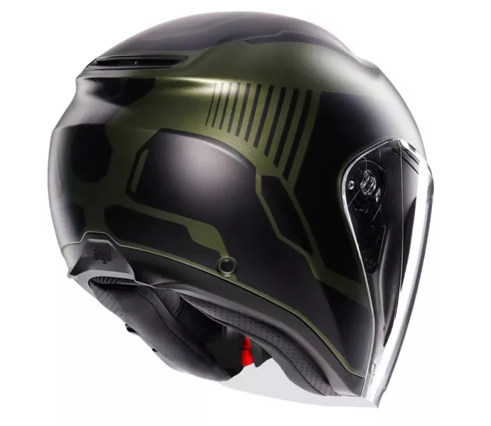 Otvorená prilba AGV IRIDES E2206 SAKAI MATT GREEN/BLACK