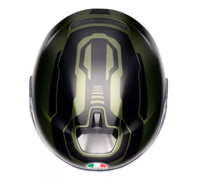 Otvorená prilba AGV IRIDES E2206 SAKAI MATT GREEN/BLACK