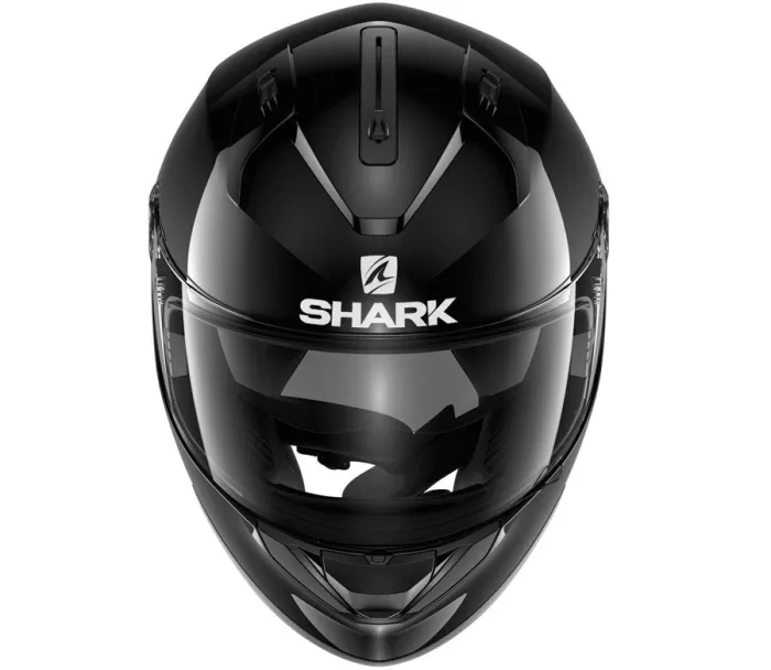 Helma na moto Shark RIDILL BLANK Black