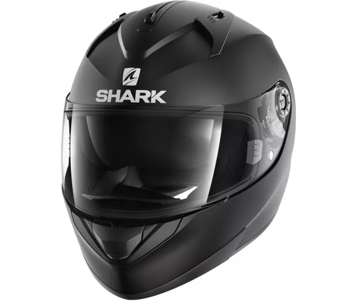 Helma na moto Shark KMA RIDILL BLANK Mat Black