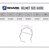 Preklápacia helma na moto Shark GUQ OXO SIKTER Mat