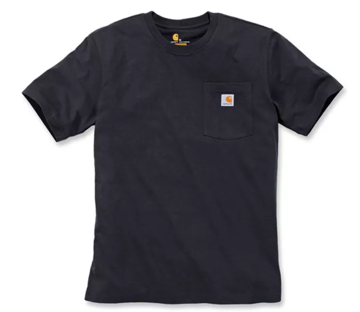 Tričko CARHARTT WORKWEAR POCKET  S/S BLACK