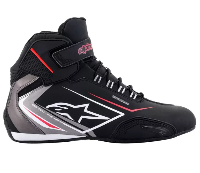 Topánky na moto Alpinestars Sektor waterproof black/white/grey boty