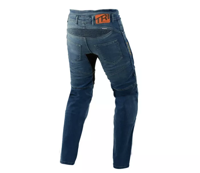 Nohavice na moto Trilobite Parado doublelayer AAA skinny fit blue level 2 (predĺžené)