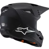 Detská helma Alpinestars SM3 Solid black matt helmet