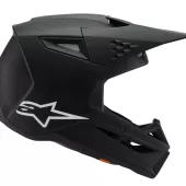 Detská helma Alpinestars SM3 Solid black matt helmet