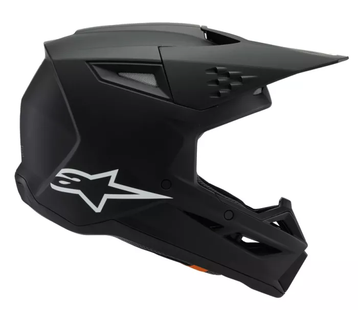 Detská helma Alpinestars SM3 Solid black matt helmet