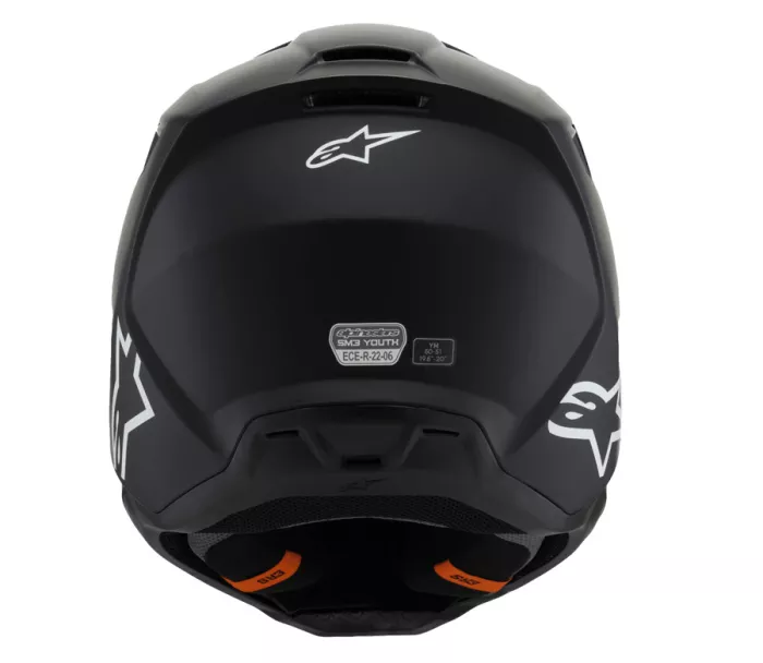 Detská helma Alpinestars SM3 Solid black matt helmet