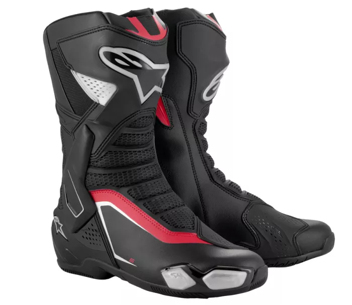 Topánky na moto Alpinestars SMX-6 V3 black/silver/red