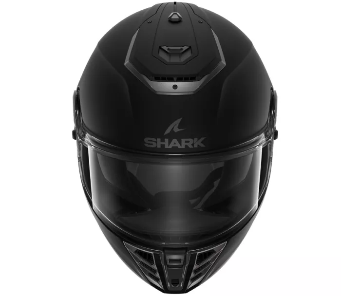 Helma na moto Shark HE8102E KMA SPARTAN RS BLANK Mat Black Mat/KMA