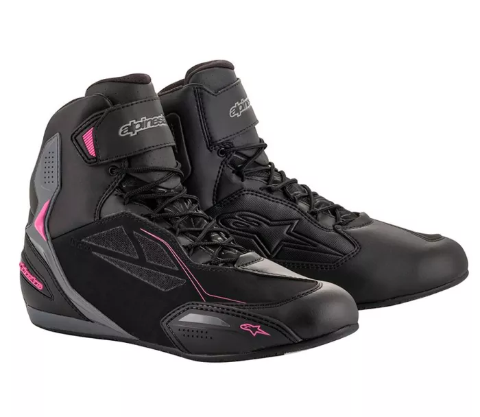 Dámske topánky na moto Alpinestars Stella Faster-3 Drystar black / fuchsia