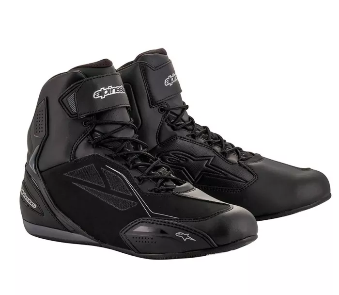 Dámske topánky na moto Alpinestars Stella Faster-3 Drystar black / silver