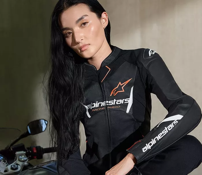 Dámska bunda Alpinestars Stella Faster V3 black/white/coral