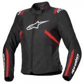 Dámska textilná bunda Alpinestars Stella T-SPS V2 waterproof black/white/red