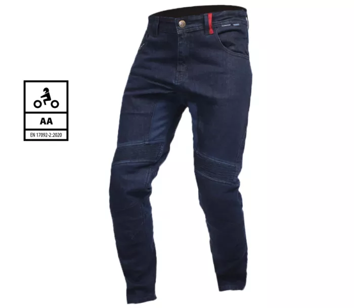 Pánské džíny na moto Trilobite Strada slim fit dark blue