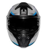 Helma na moto AGV TOURMODULAR E2206 MPLK STRAY BLACK/GREY/BLUE