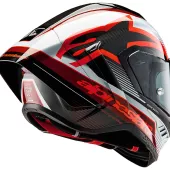 Helma na moto Alpinestars Supertech R10 Team black/carbon red/white glossy