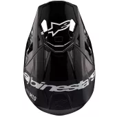 Motokrosová prilba Alpinestars Supertech M10 Flood black/dark grey