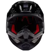 Motokrosová prilba Alpinestars Supertech M10 Flood black/dark grey