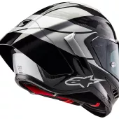 Helma na moto Alpinestars Supertech R10 Element black/carbon silver/black glossy