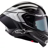 Helma na moto Alpinestars Supertech R10 Element black/carbon silver/black glossy