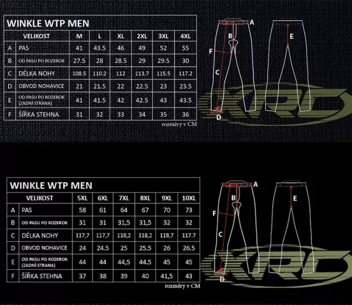 Nohavice na moto XRC Winkle 2.0 WTP men adventure black