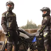 Dámska bunda na motorku XRC Totter WTP blk/grey/fluo