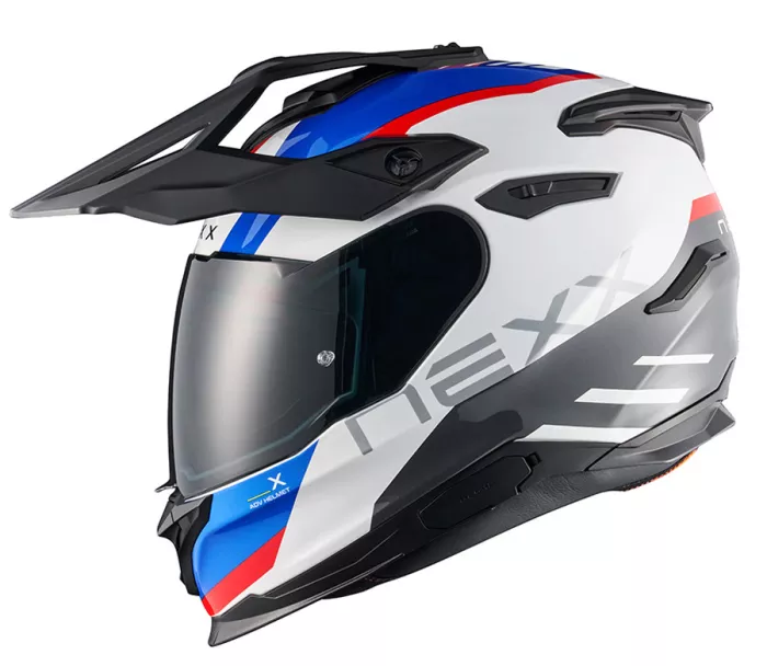 Adventure helma NEXX Y.TRAVL Quest white/blue/red