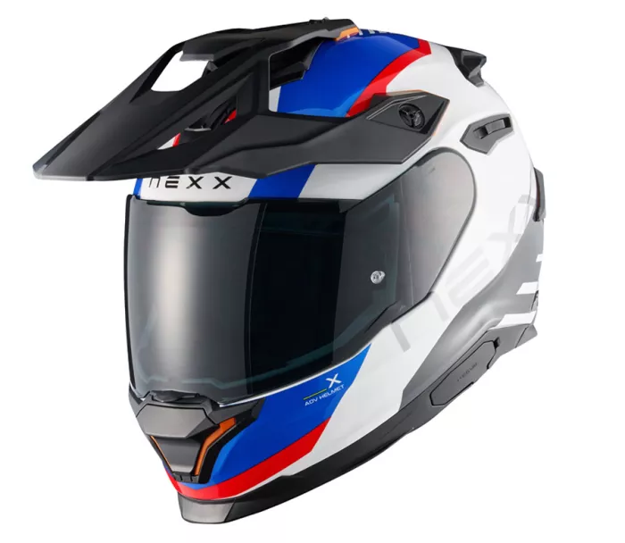 Adventure helma NEXX Y.TRAVL Quest white/blue/red