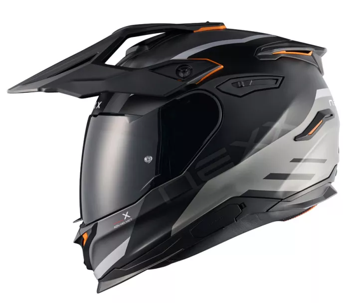 Helma na motorku NEXX Y.TRAVL Quest black/grey MT