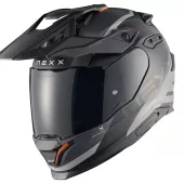 Helma na motorku NEXX Y.TRAVL Quest black/grey MT