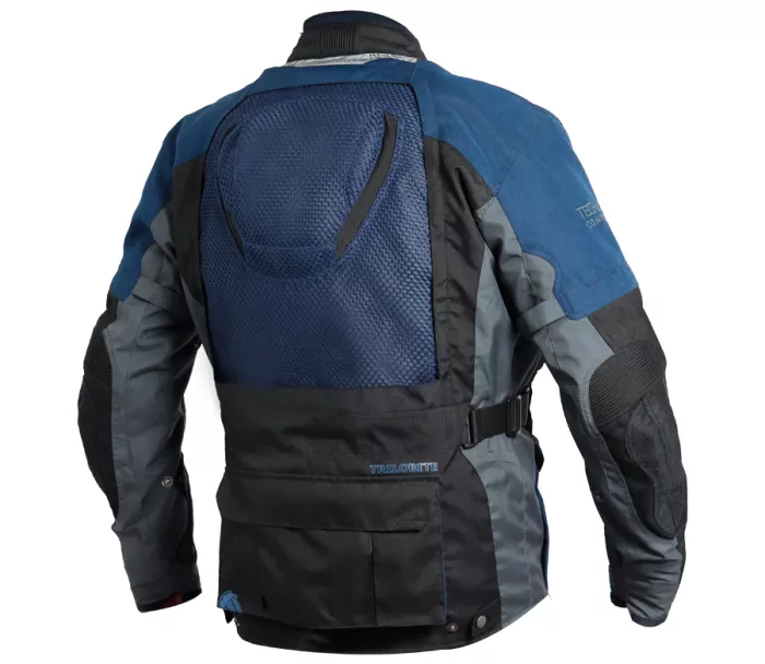 Bunda na moto Trilobite Rideknow Tech-Air black/dark blue/grey