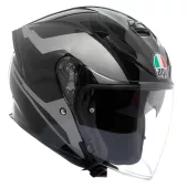 Helma na moto AGV K5 JET EVO ECE 22.06 TUNE GREY/BLACK