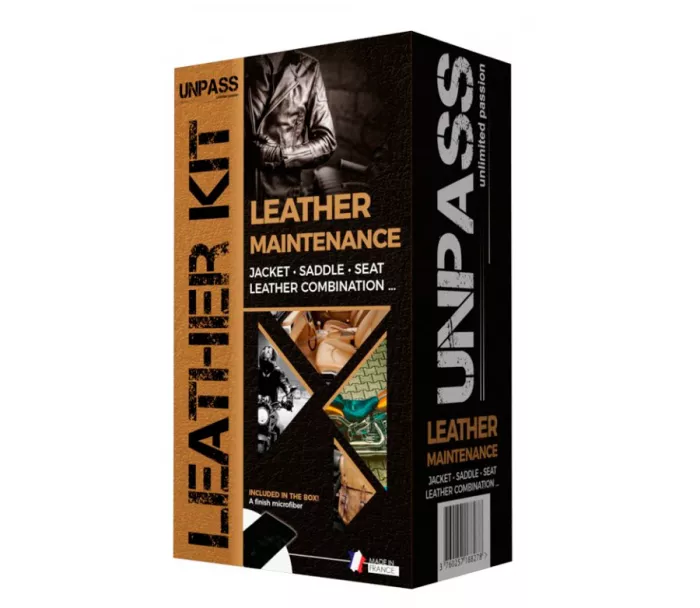 Sada na čistenie a starostlivosť o kožu Unpass Leather kit